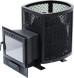 Печь банная чугунная Сибирь-20. Панорамная дверца (сетка)